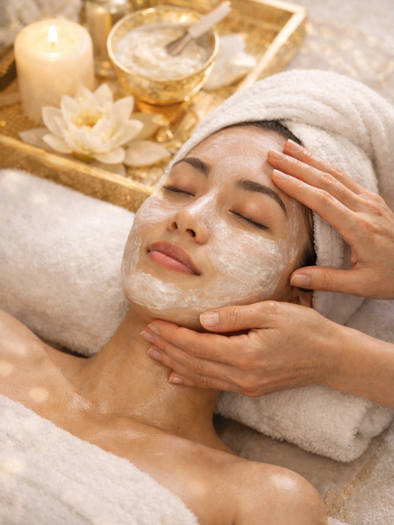 Ritual facial con mascarilla en Yünfeng